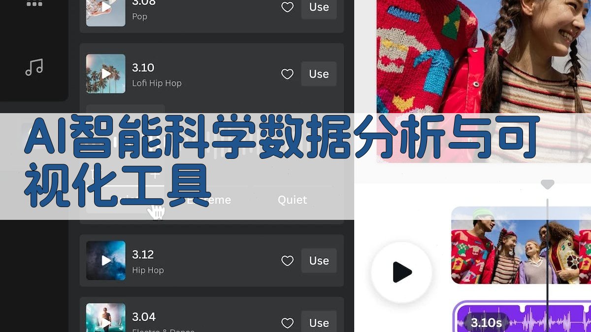 AI智能科学数据分析与可视化工具