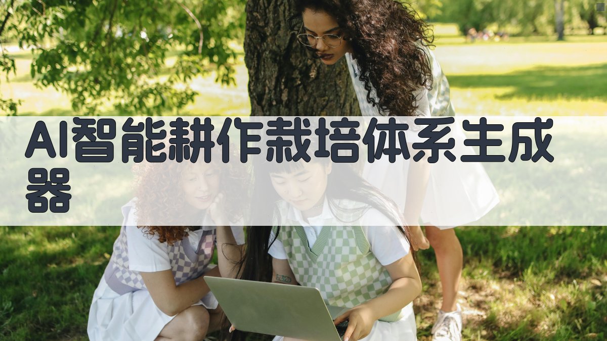 AI一键生成耕作栽培体系