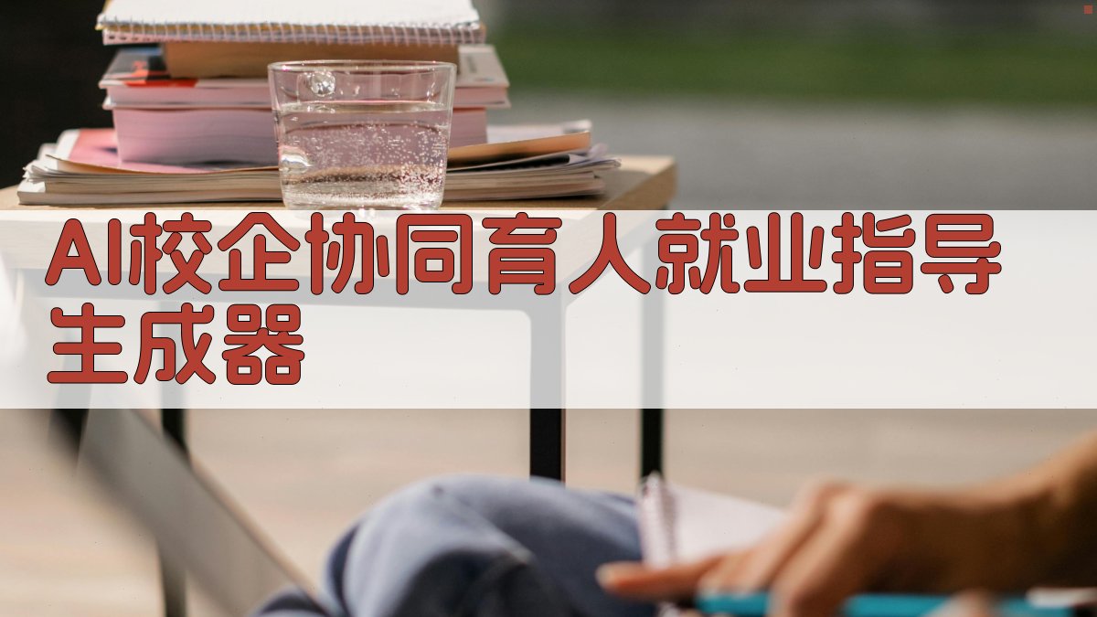 AI校企协同育人就业指导生成器