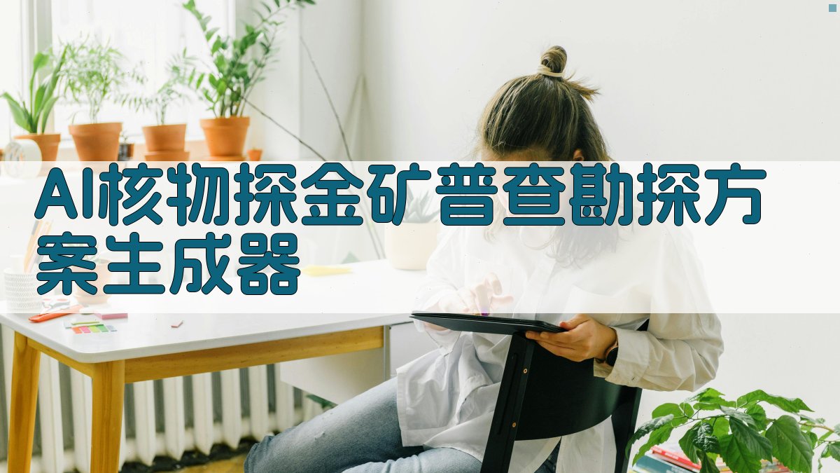 AI核物探金矿普查勘探