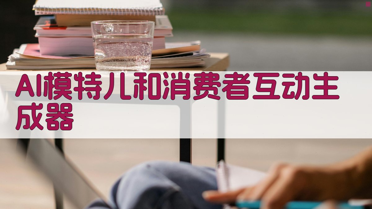AI模特儿与消费者互动生成