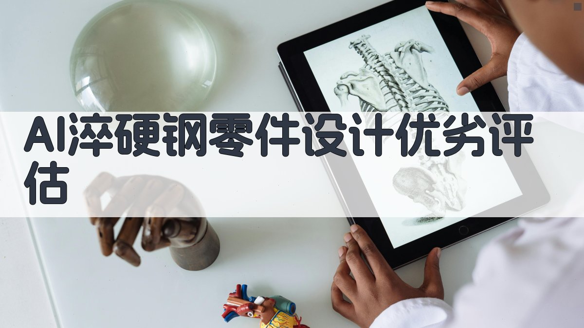 AI淬硬钢零件设计优劣评估