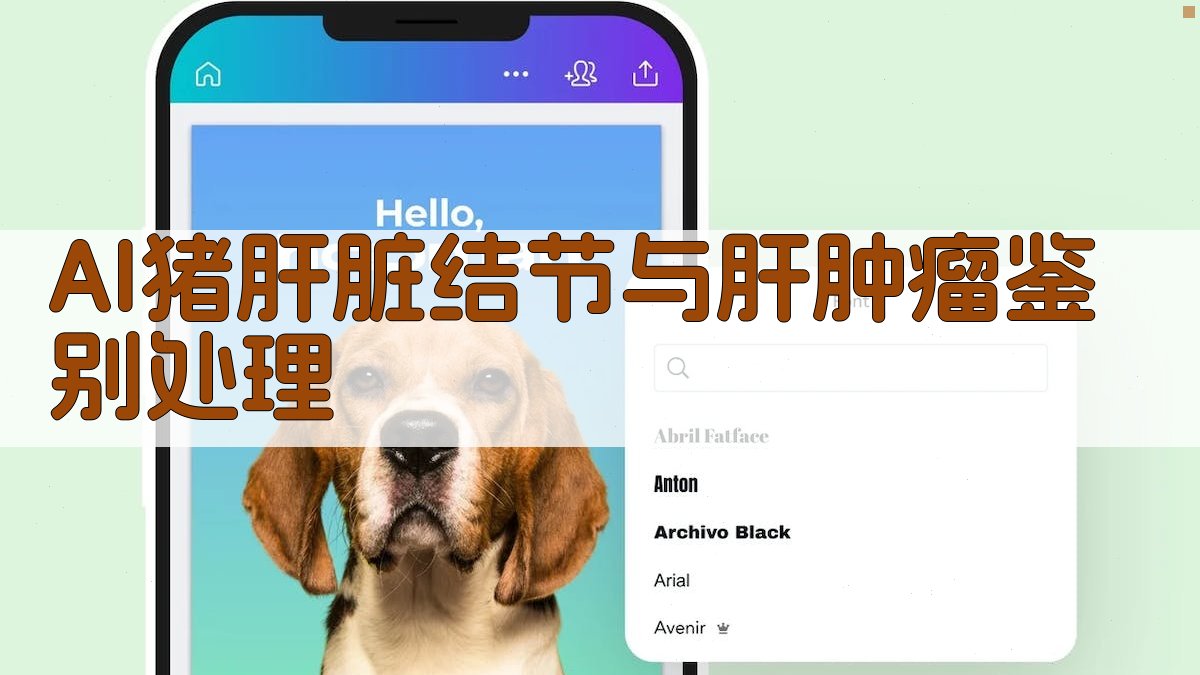 AI猪肝脏结节与肝肿瘤鉴别处理