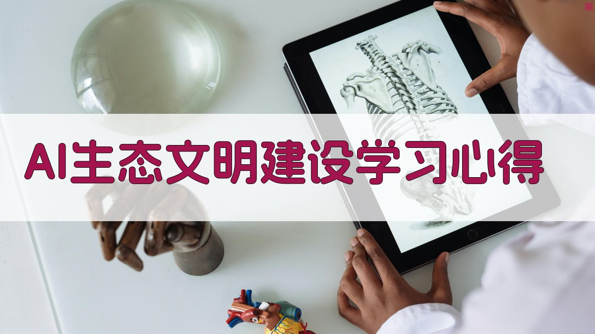 AI生态文明建设学习心得