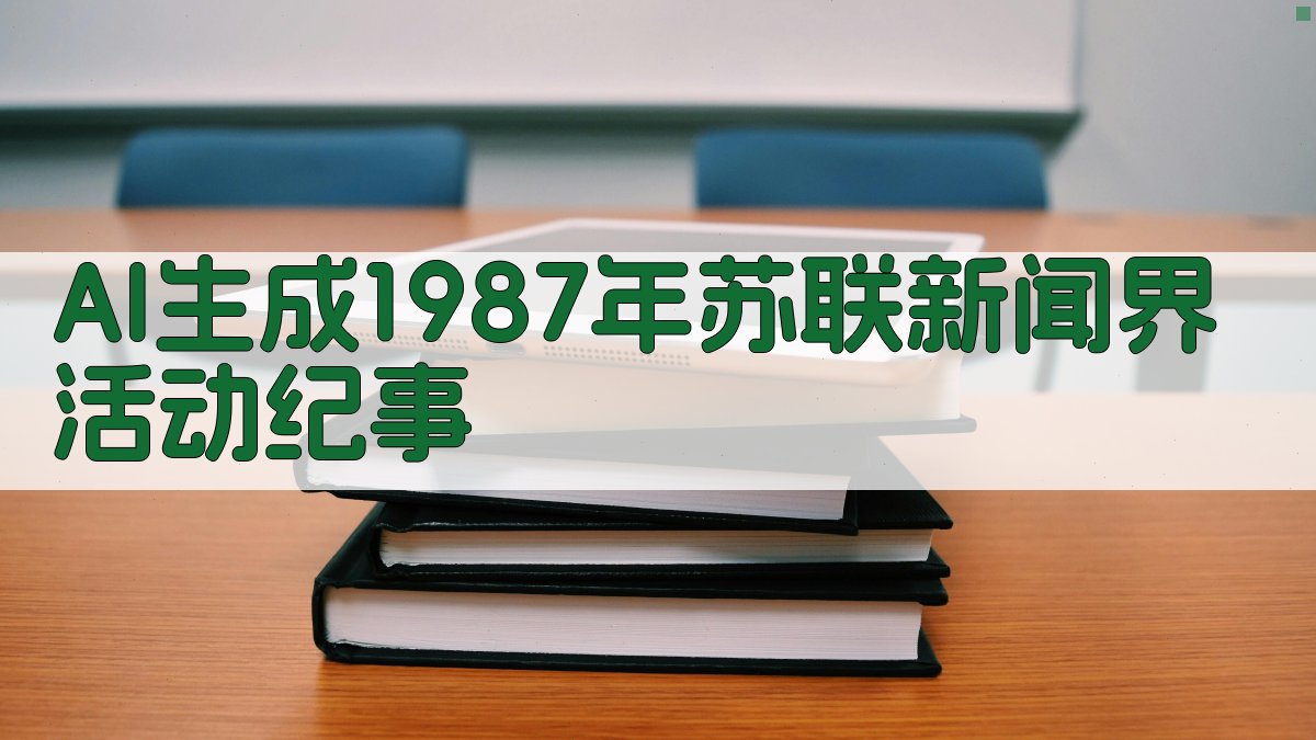 1987年苏联新闻界活动纪事生成器