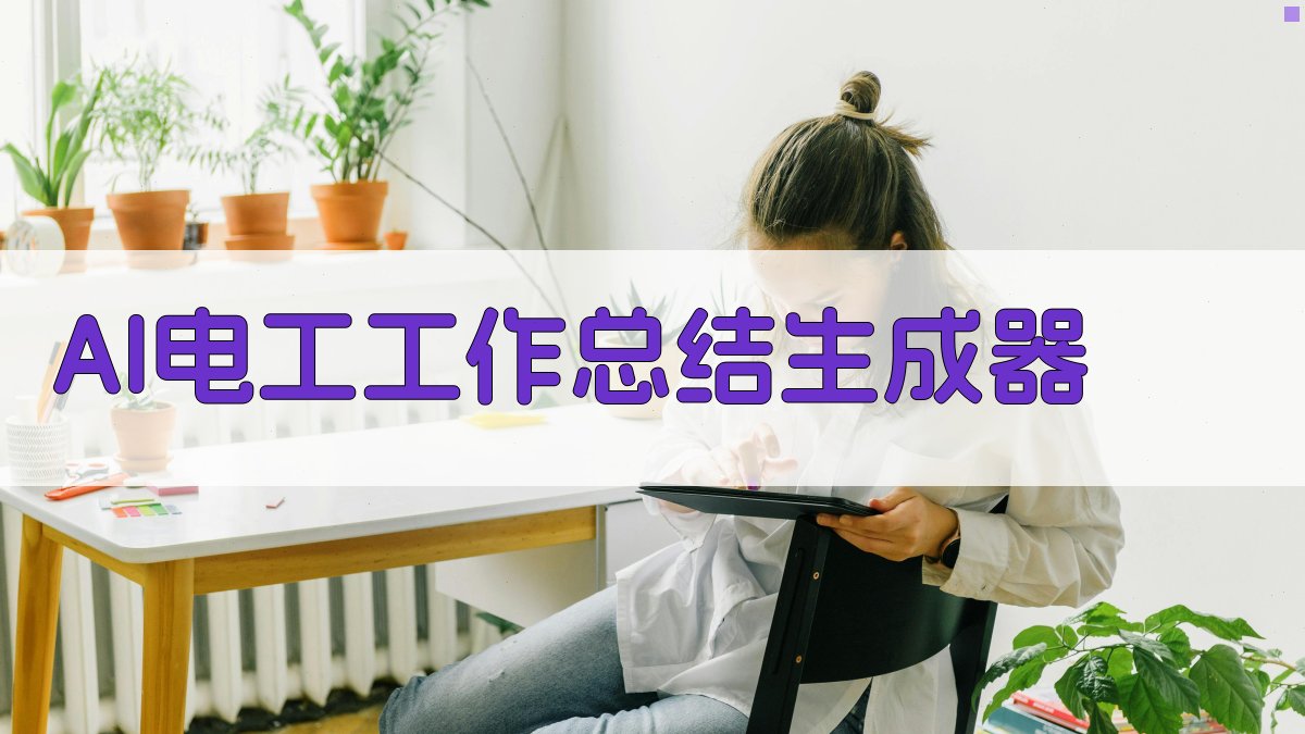 AI电工工作总结生成器