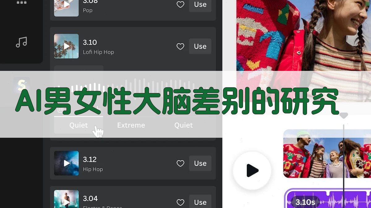 AI男女性大脑差别的研究