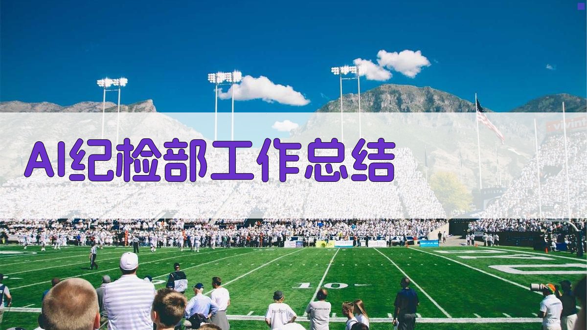 AI纪检部工作总结