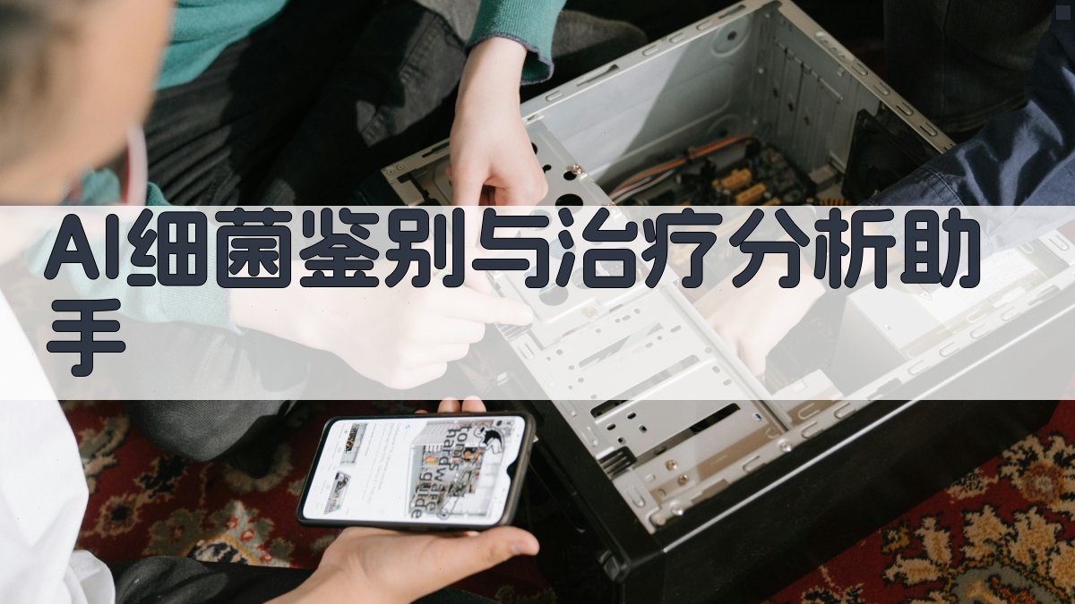 AI细菌鉴别与治疗分析助手