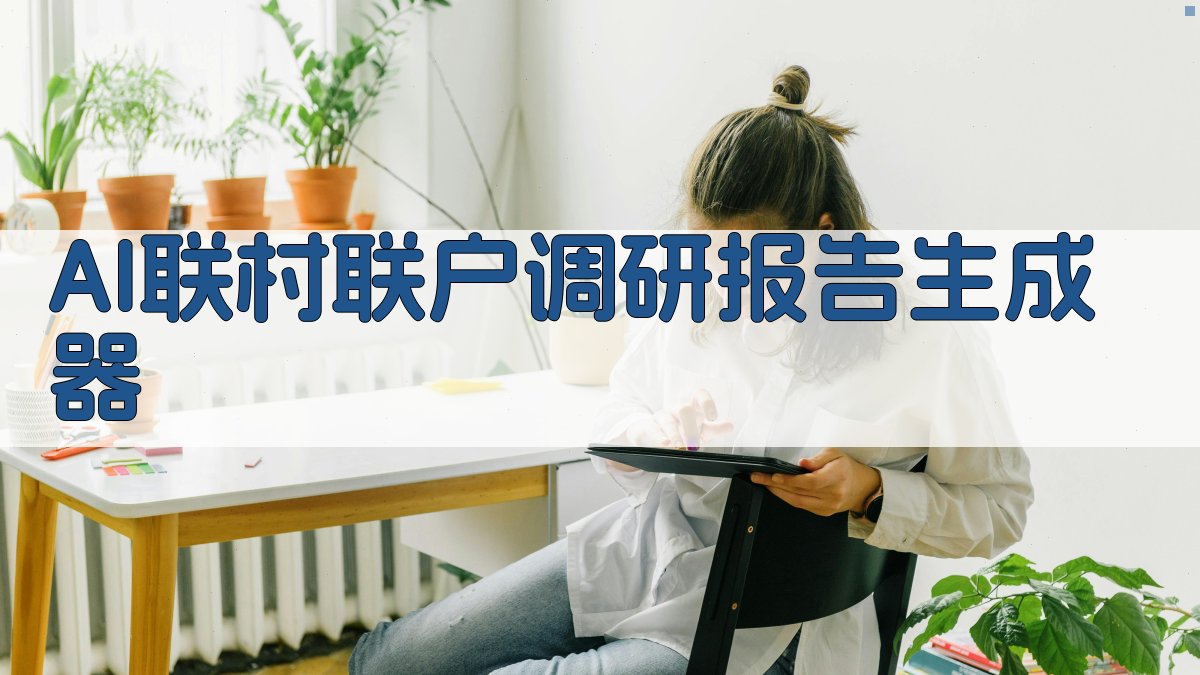 AI联村联户调研报告生成器