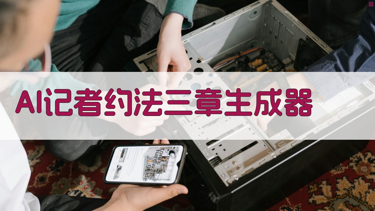 AI记者约法三章生成器