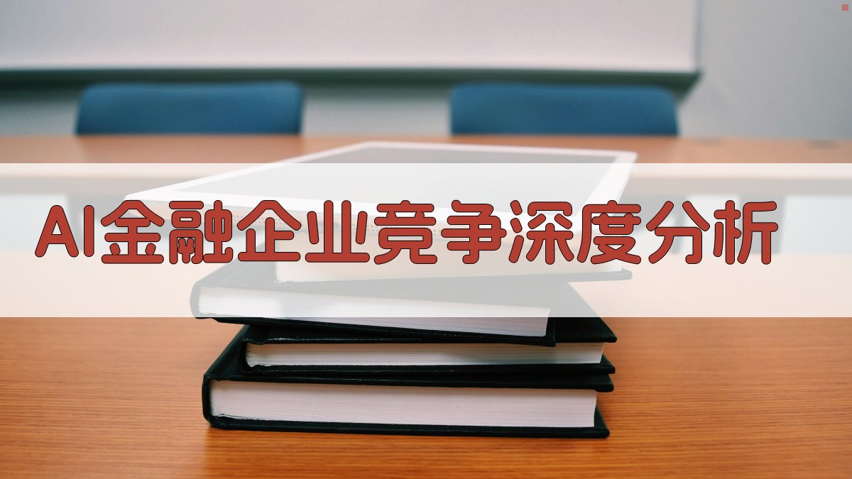 AI金融企业竞争深度分析