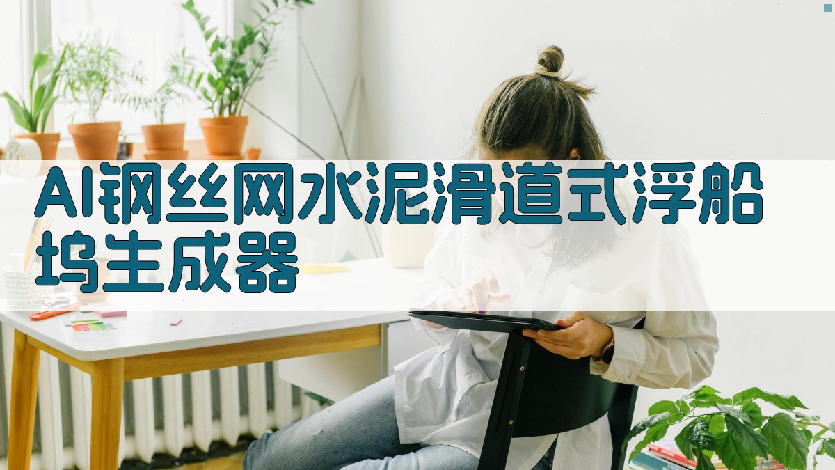 AI钢丝网水泥滑道式浮船坞生成器