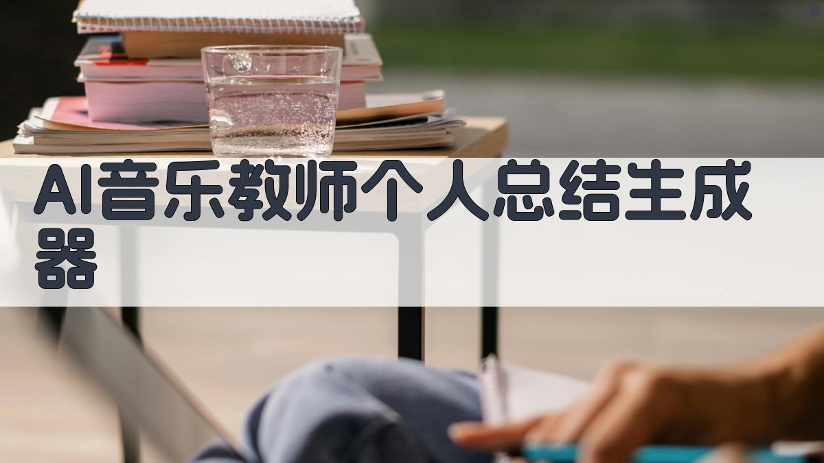 AI音乐教师个人总结生成器