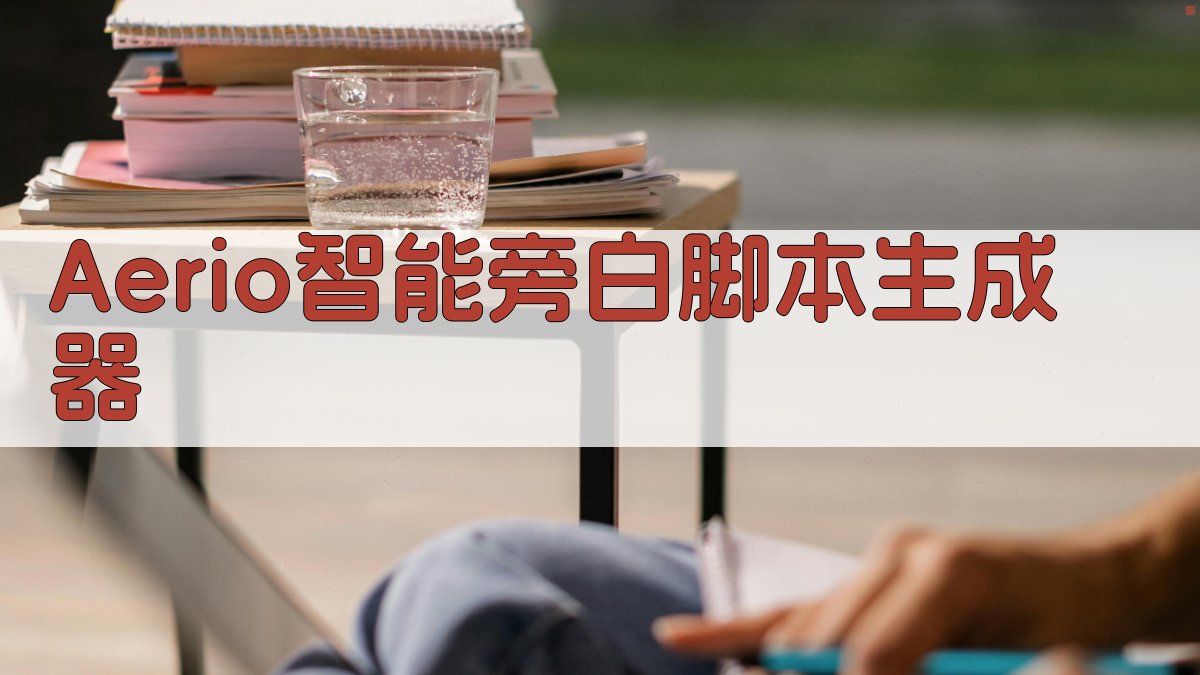 Aerio智能旁白脚本生成器