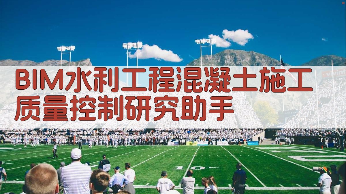 BIM水利工程混凝土施工质量控制研究助手