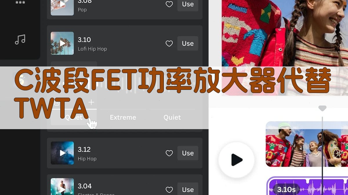 C波段FET功率放大器代替TWTA