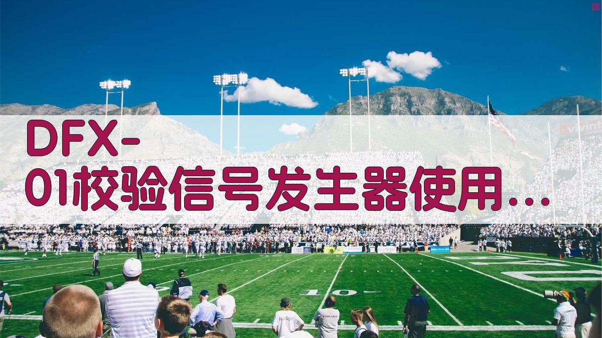DFX-01校验信号发生器使用方法及故障处理