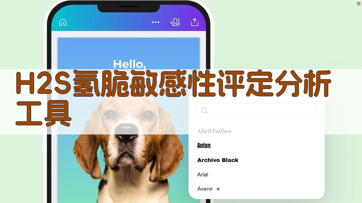 H2S氢脆敏感性评定分析工具