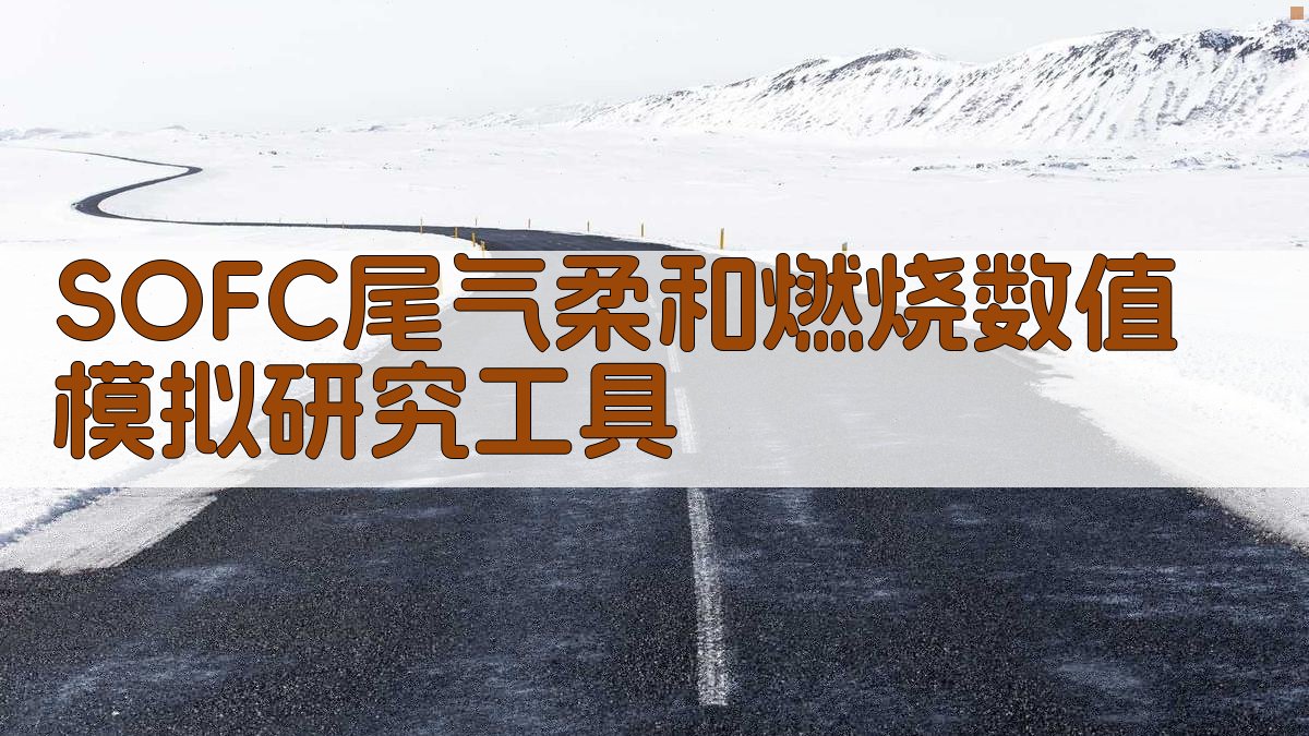 SOFC尾气柔和燃烧数值模拟研究工具