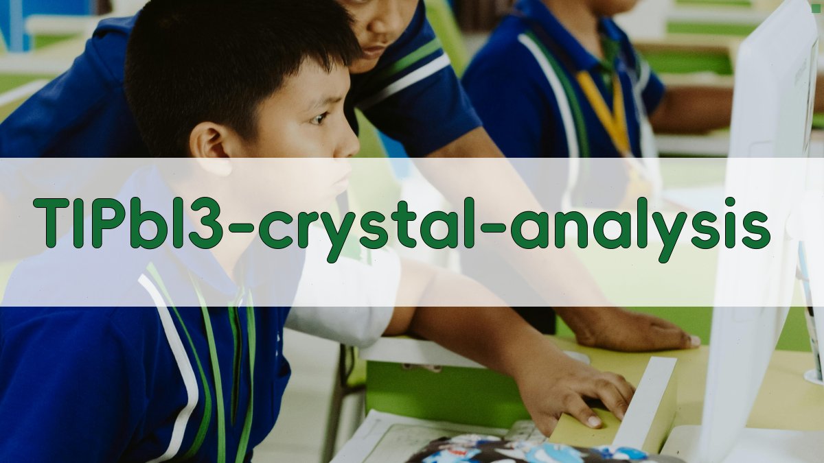 TIPbl₃晶体组成对微观结构影响分析
