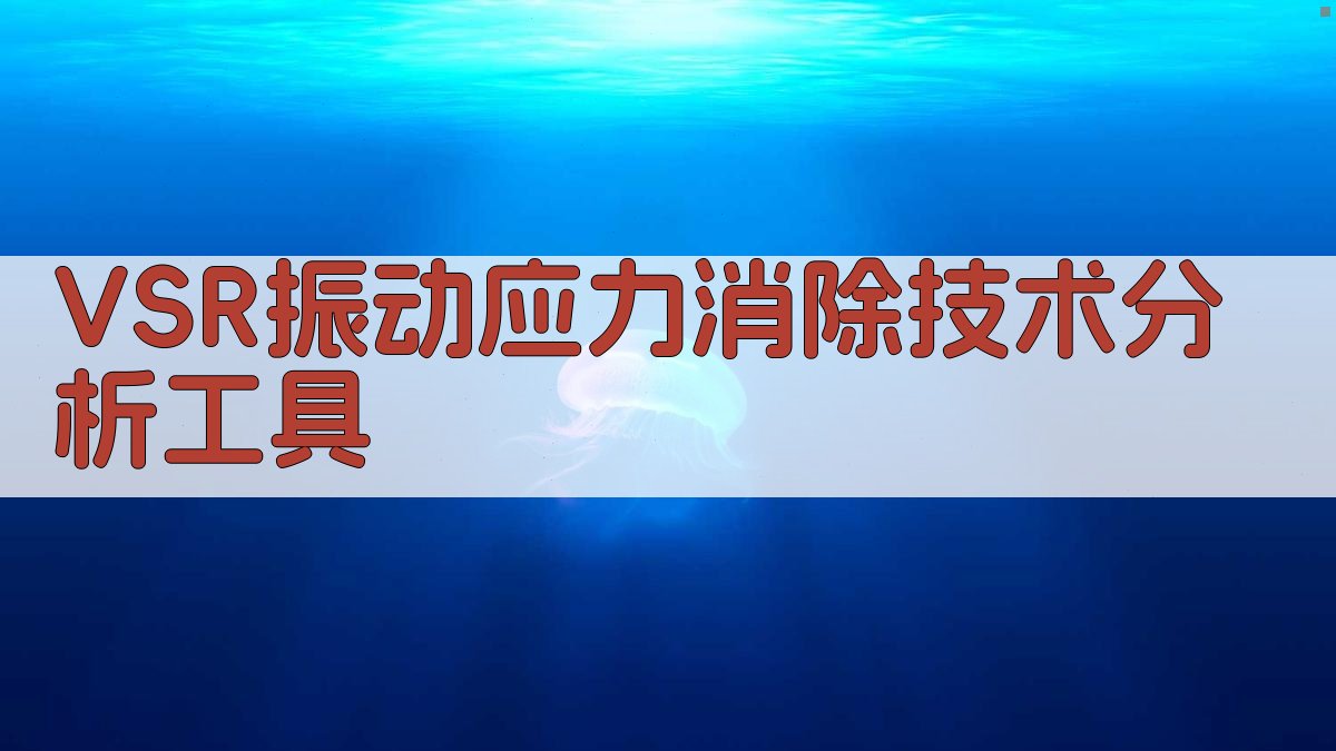 VSR振动应力消除技术分析工具