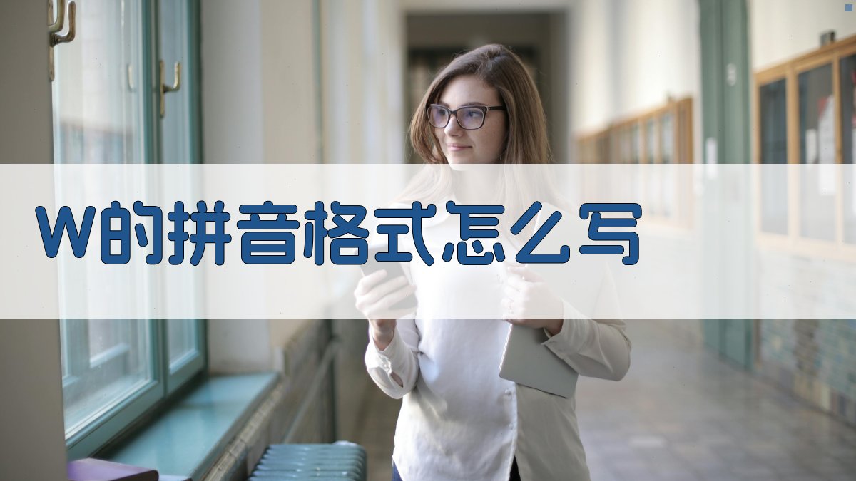 W的拼音格式转换