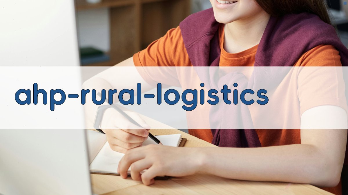 AHP农村电商物流服务质量提升路径研究