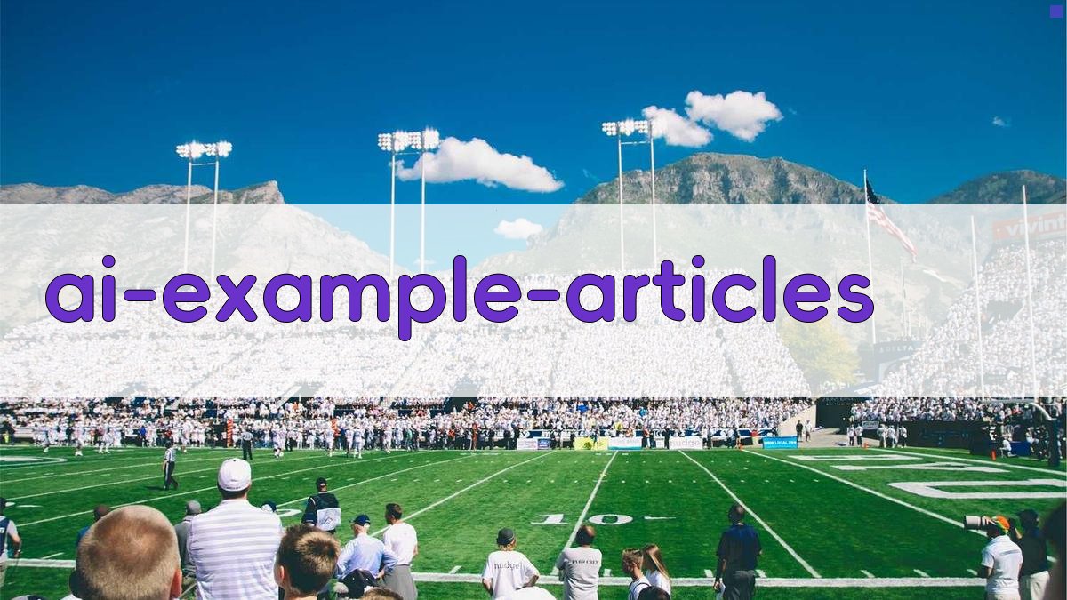AI 例子文章推荐器