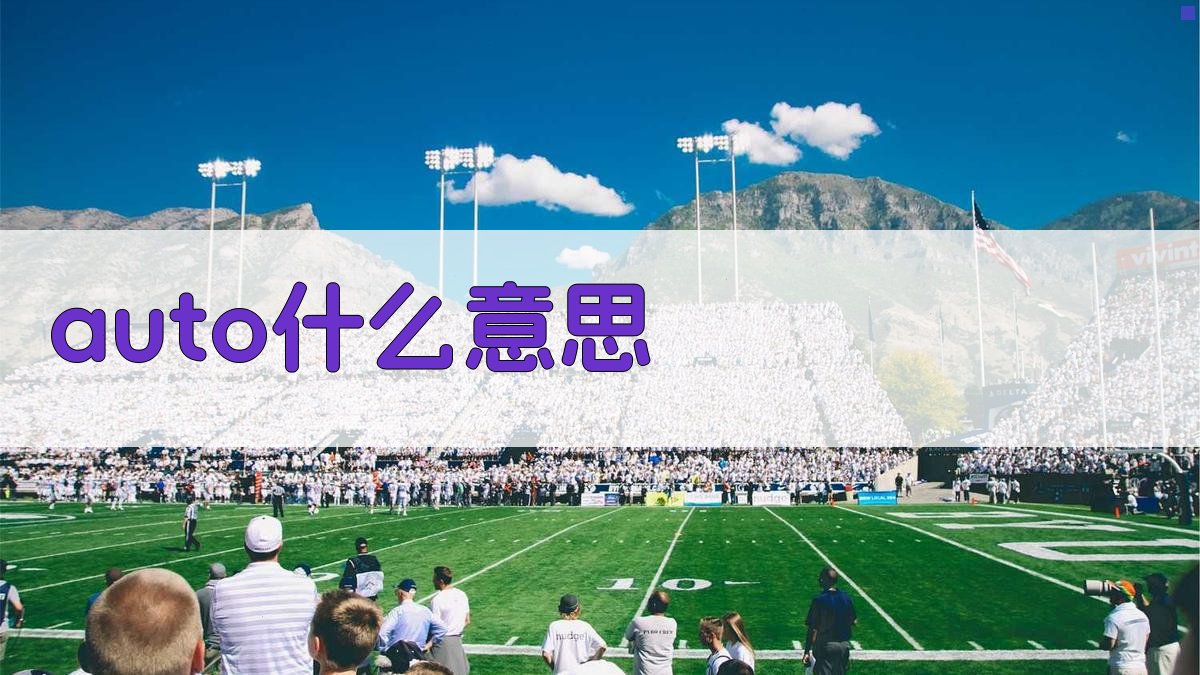 AI智能词汇含义解析