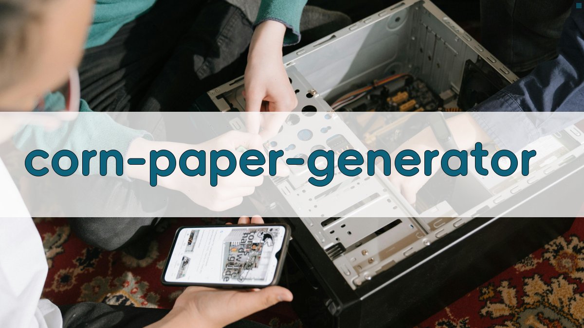 AI玉米论文生成器