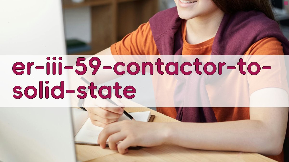 ЭР—Ⅲ—59型调节器改为无触点调节器