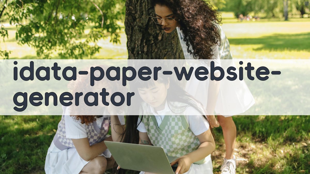 AI iData论文网站生成器