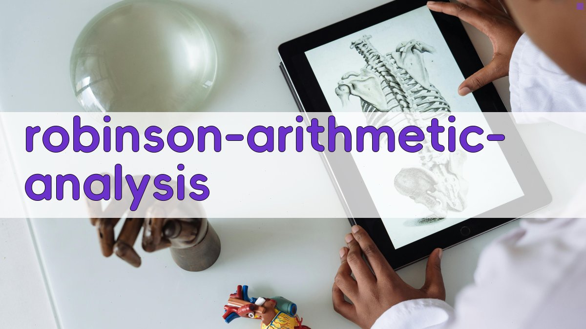 Robinson算术分析