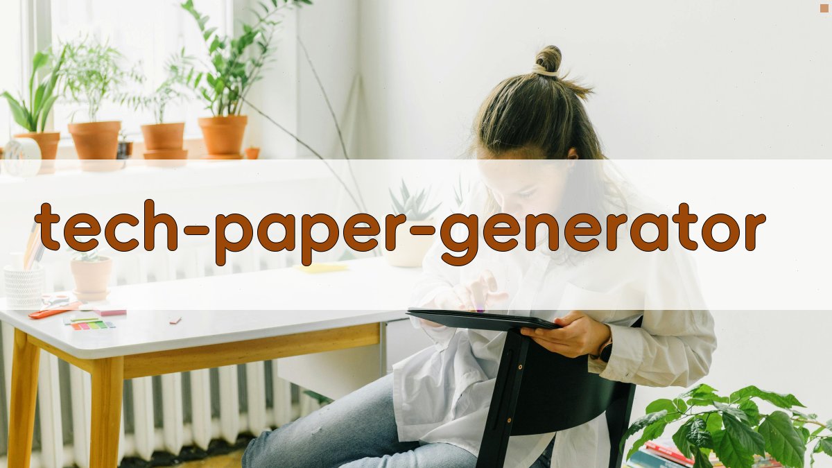 AI科技论文生成器
