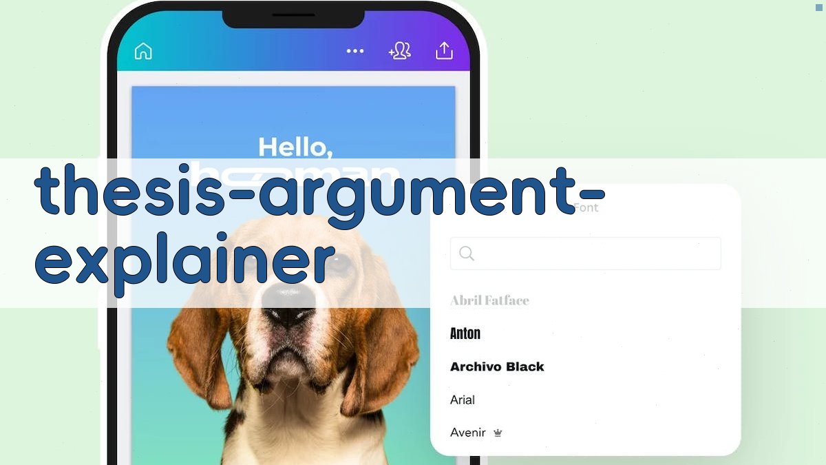 AI毕业论文论据解析工具