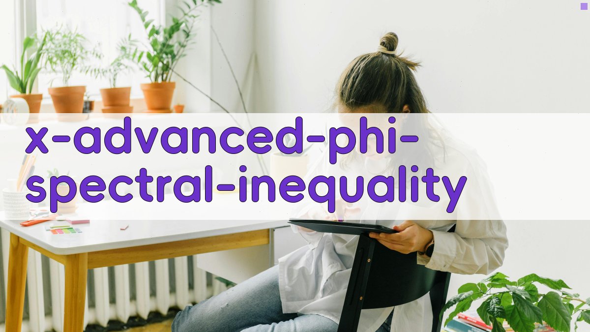 AI谱不等式推导