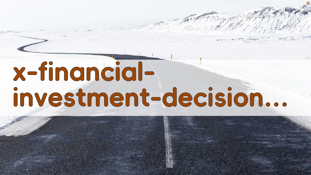 AI财务投资决策研究助手