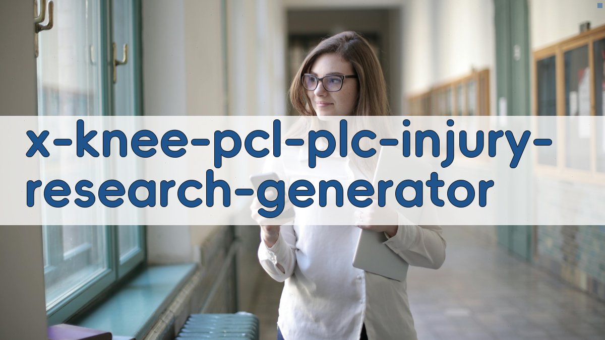 膝关节损伤研究现状分析工具