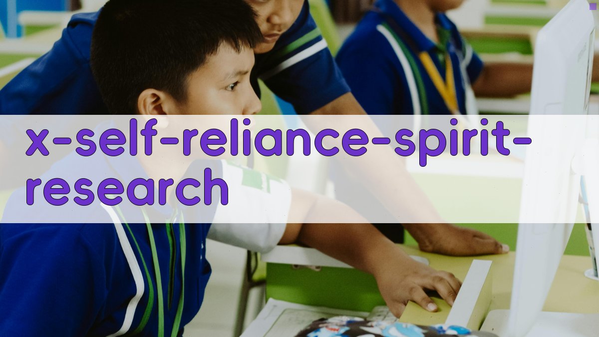 自力更生精神研究助手