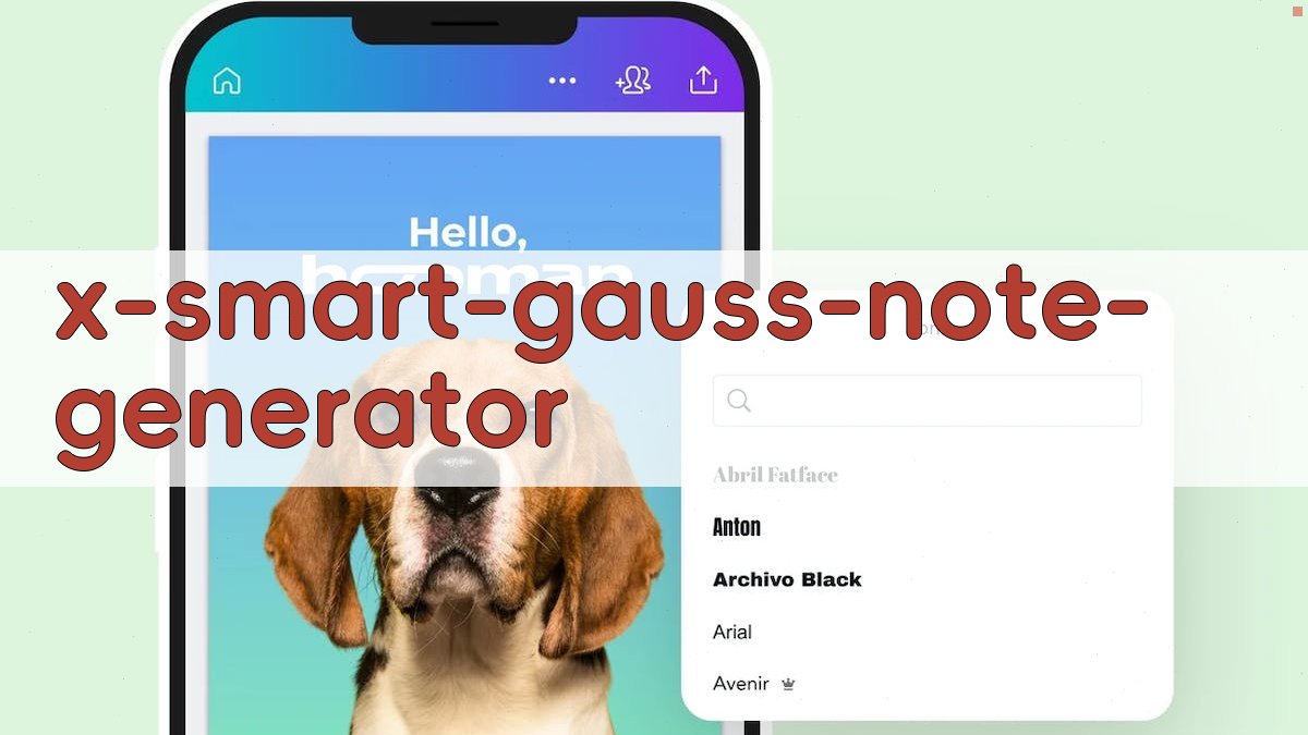 AI智能高斯注记生成器