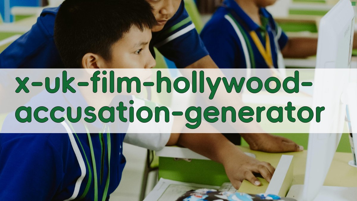 英国电影指控生成器