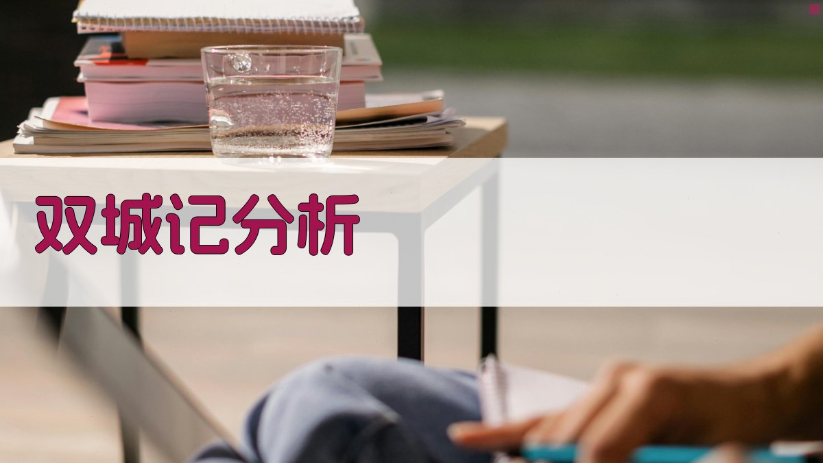 AI智能《双城记》分析器