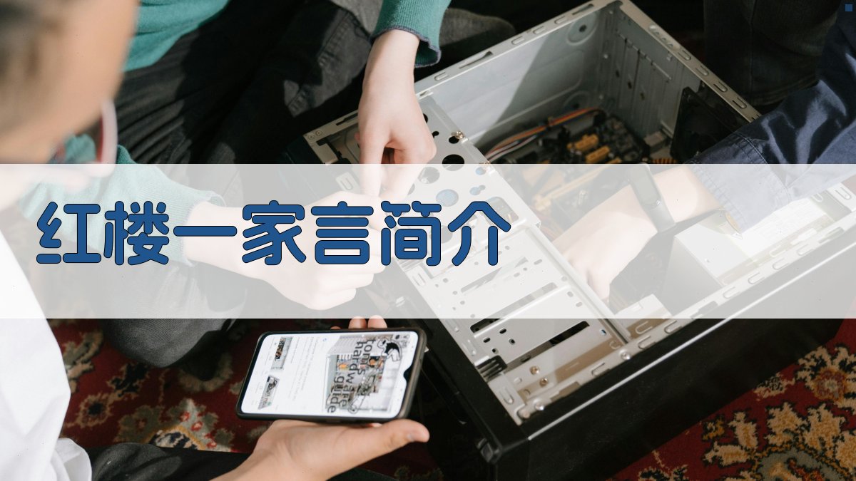 AI一键生成《红楼一家言》简介