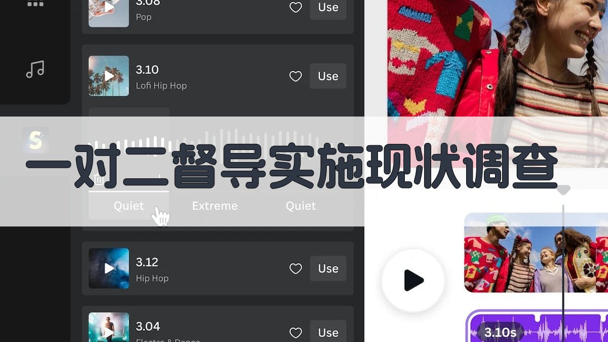 一对二督导实施现状调查