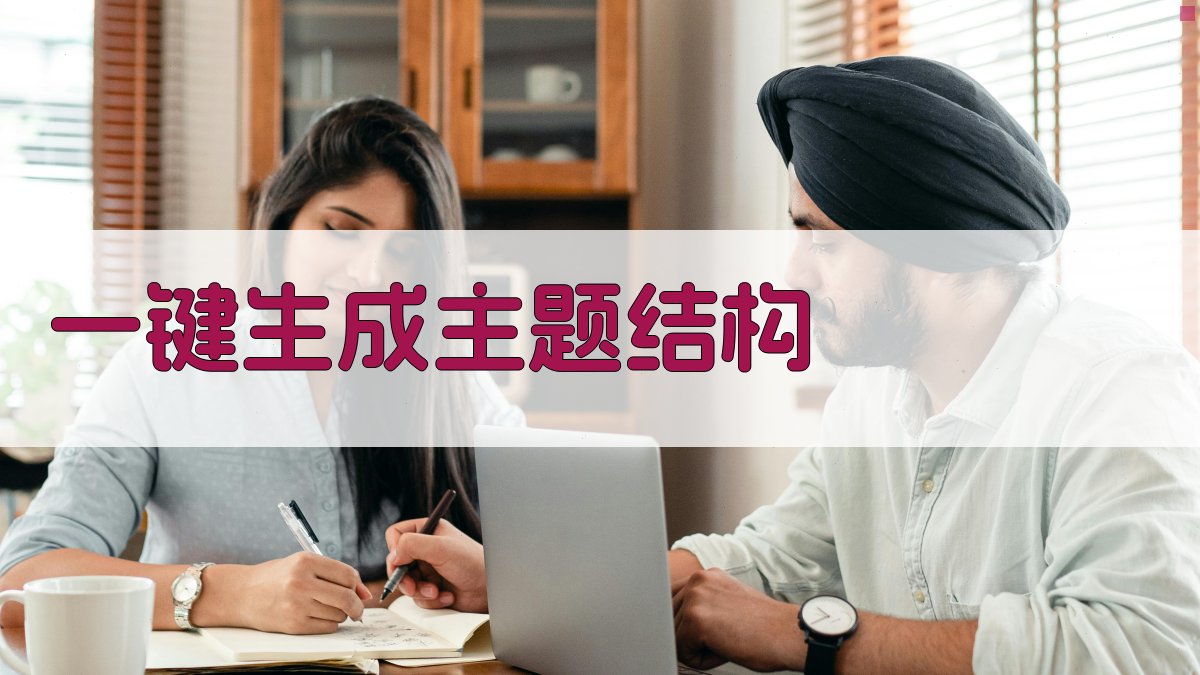 AI一键生成主题结构