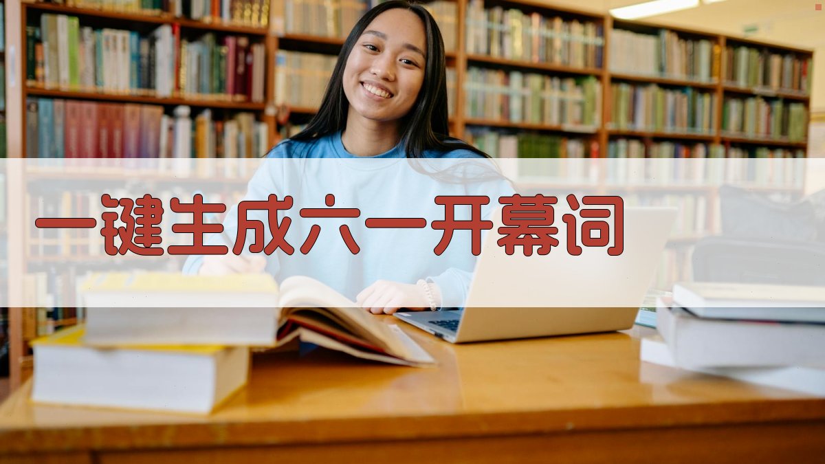 AI一键生成六一开幕词