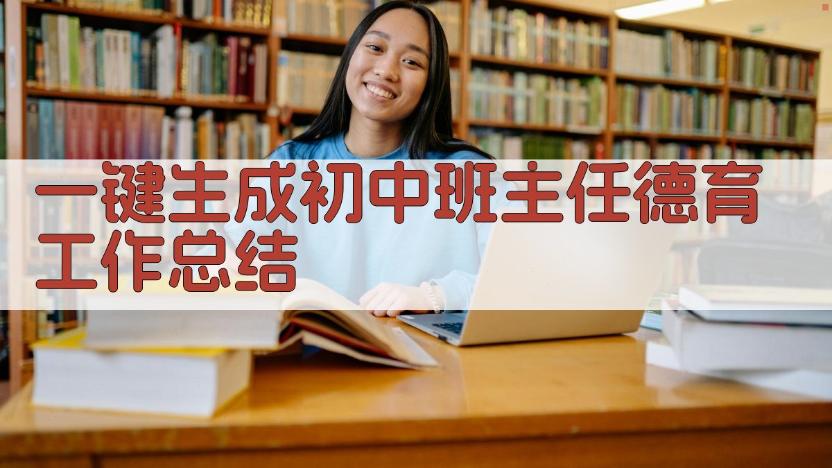 AI一键生成初中班主任德育工作总结
