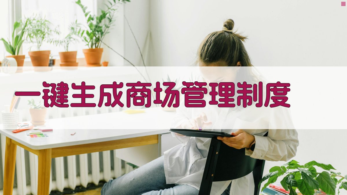 AI一键生成商场管理制度