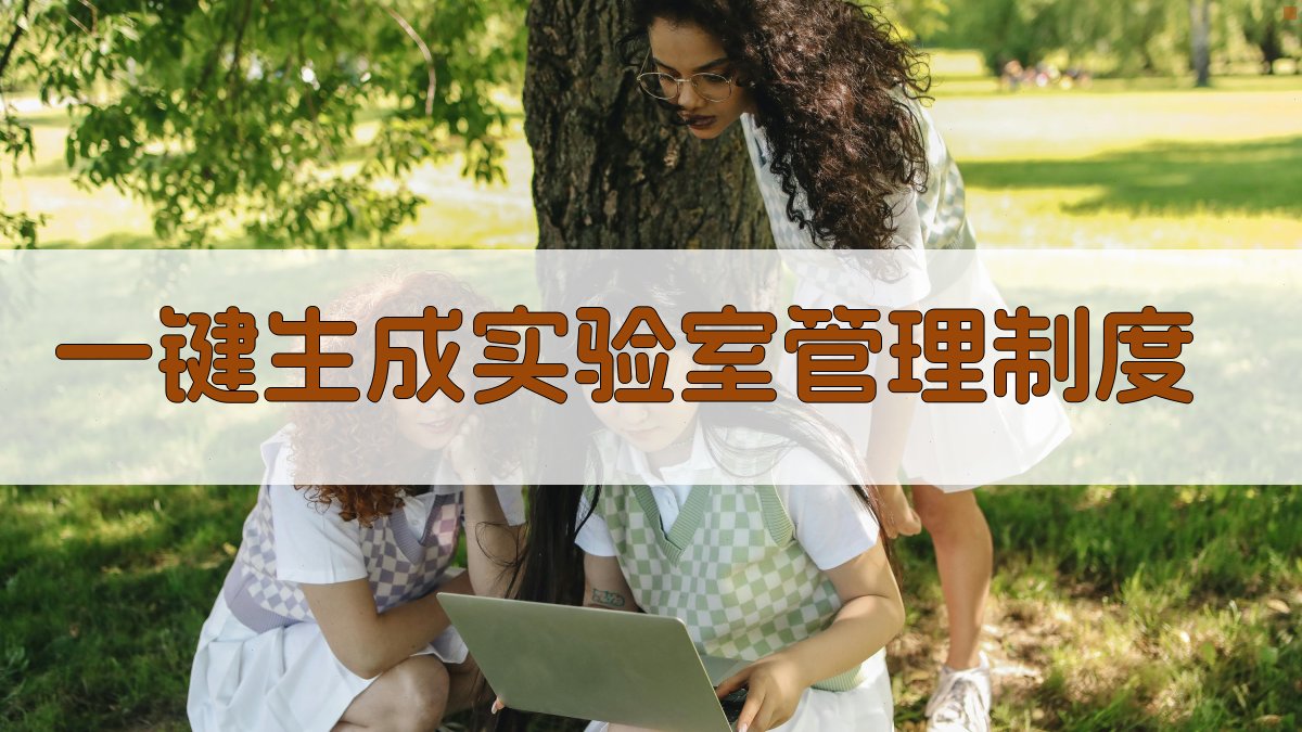 AI一键生成实验室管理制度